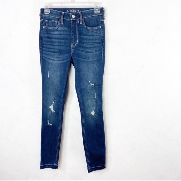 [HCO] Dark Wash Skinny Jeans - Picture 1 of 3